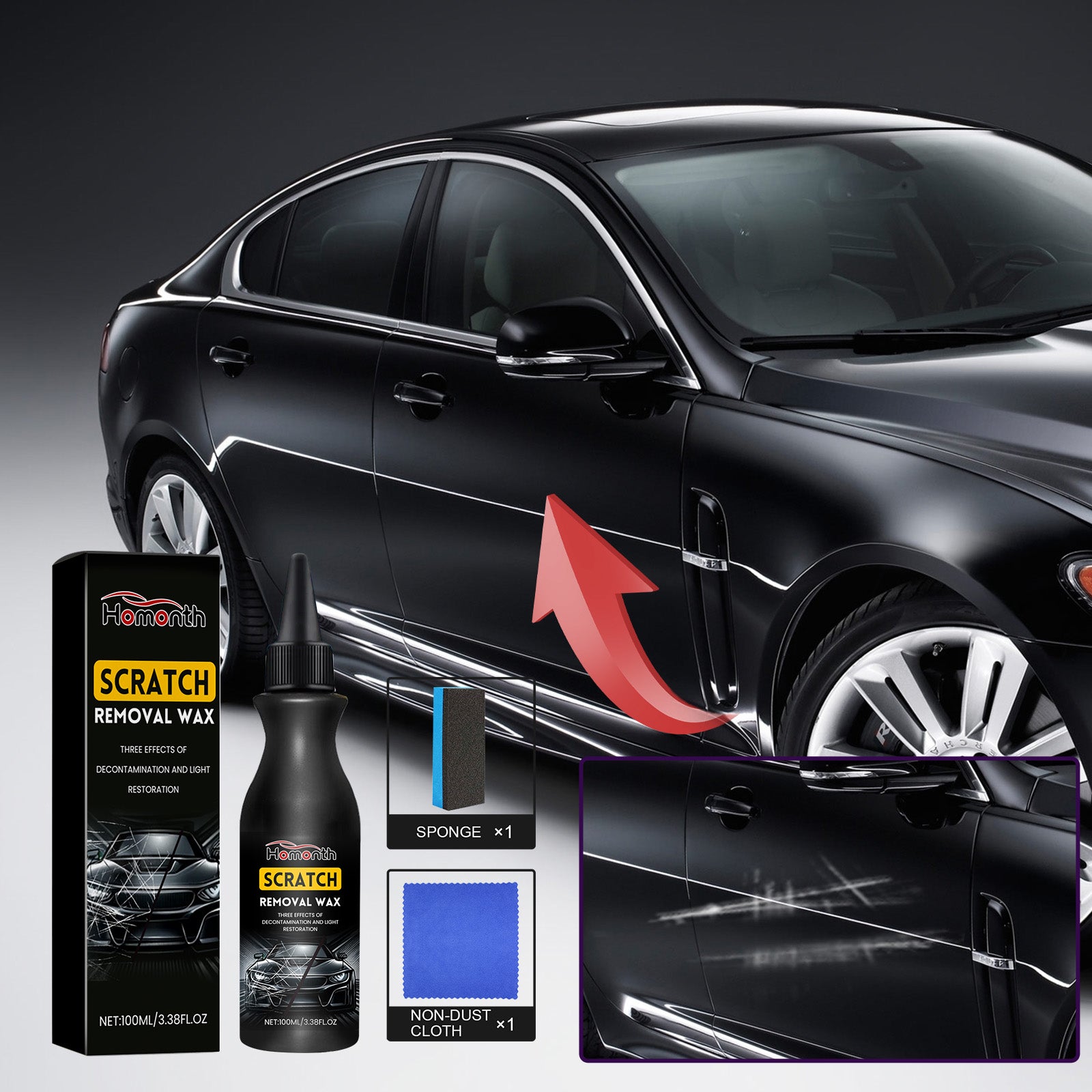 Pro-Grade Paint Correction & Scratch Repair Cream