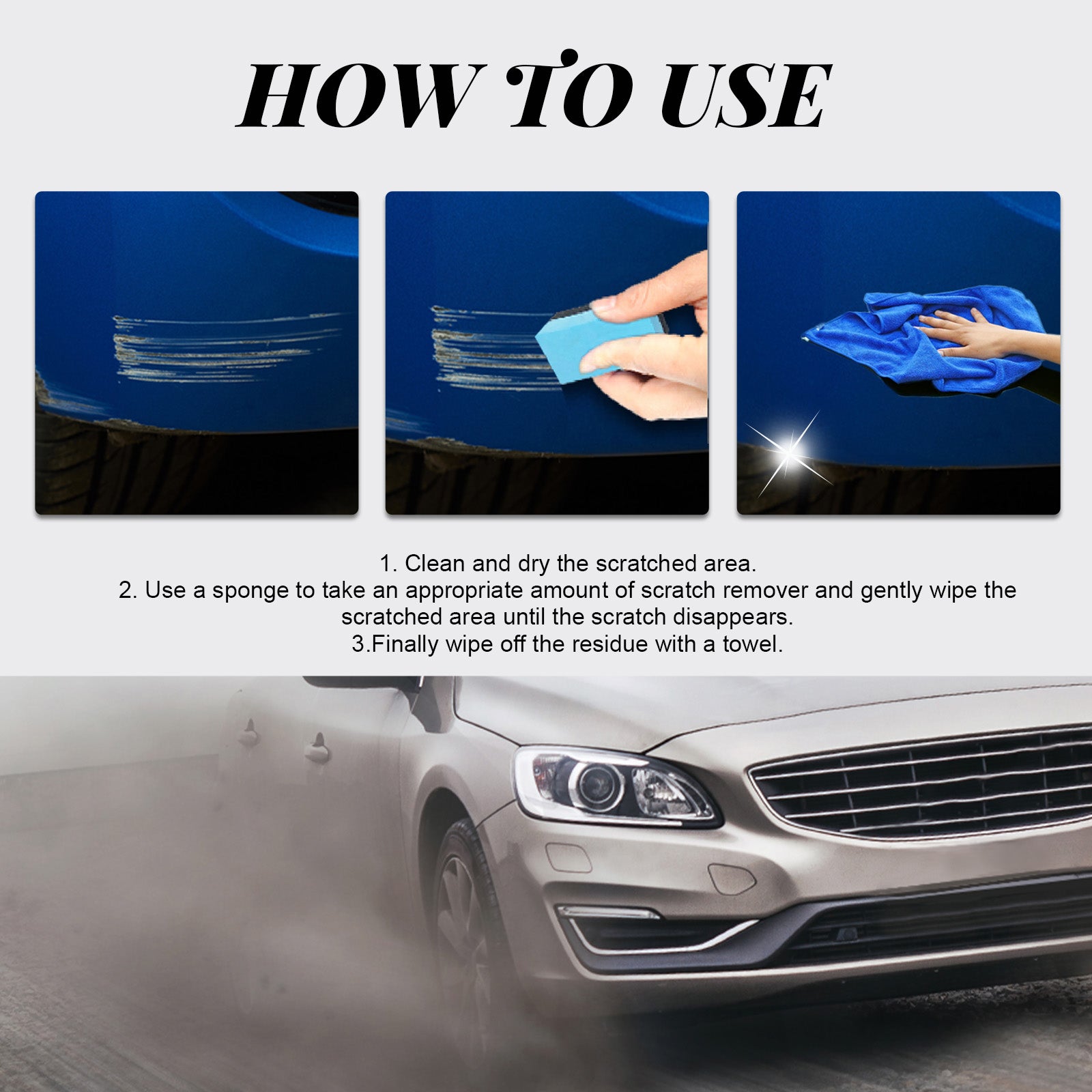 Pro-Grade Paint Correction & Scratch Repair Cream