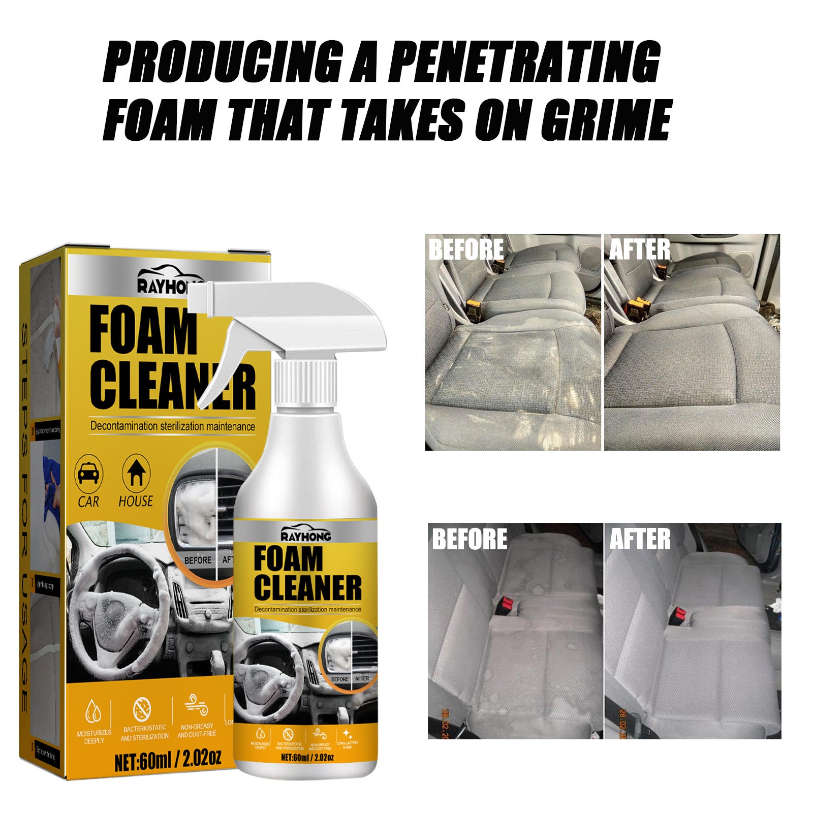 Ultimate Car Seat & Dashboard Stain Remover